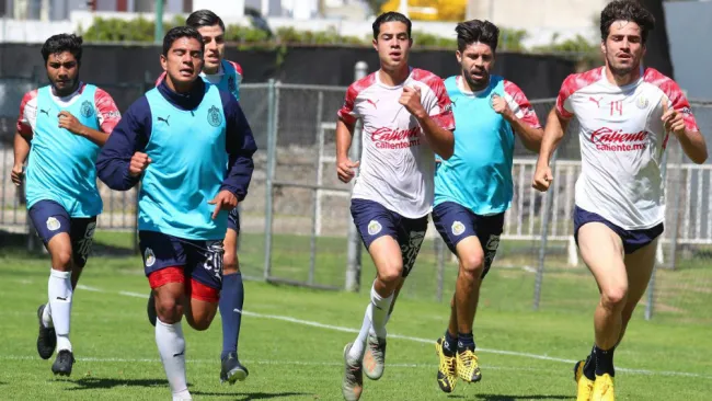 Jugadores del Rebaño durante un entrenamiento