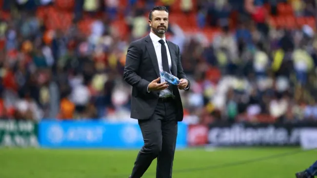 Rafael Puente, en un partido de Atlas