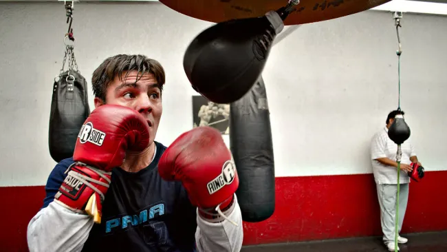 Travieso Arce en el gimnasio