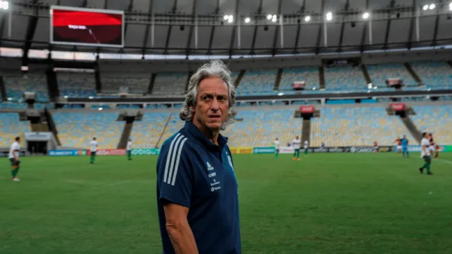 Jorge Jesus en Estadio de Flamengo