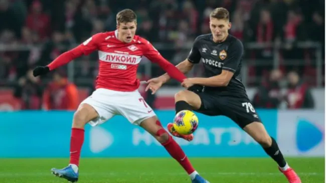 Acción de un juego del CSKA Moscú