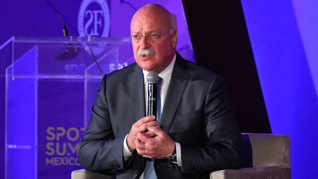 Enrique Bonilla, durante un evento