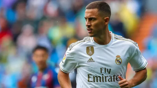 Eden Hazard, en un juego con el Real Madrid 