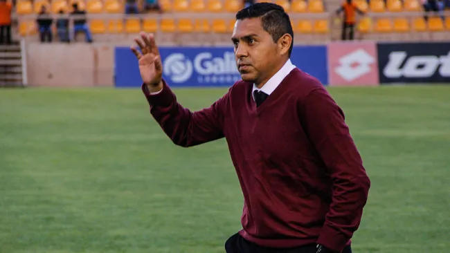 Ramón Morales previo a un duelo de Coras