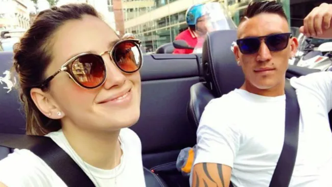 Ricardo Centurión junto a Melody Pasini