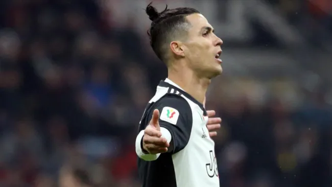 Cristiano Ronaldo celebrando una anotación