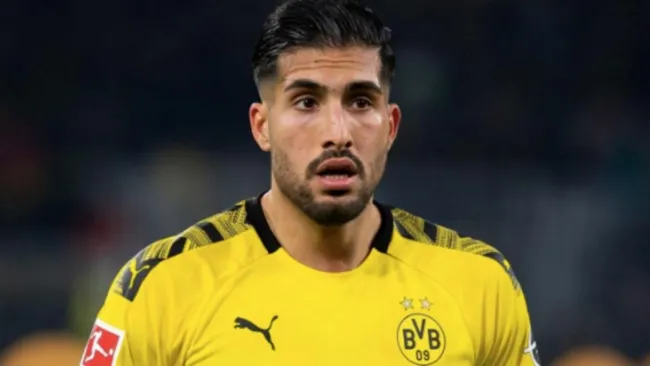 Emre Can en un juego con el Borussia Dortmund 