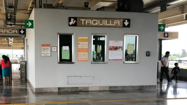 Taquillas del metro de la Ciudad de México