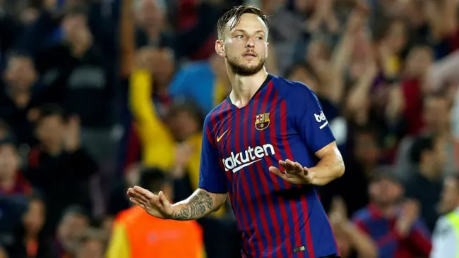 Ivan Rakitic durante un partido del Barcelona