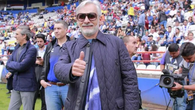 Jesús Martínez en un juego en Pachuca 