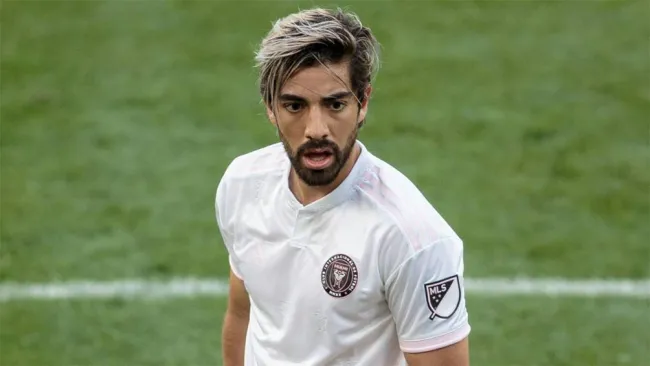 Rodolfo Pizarro en partido con el Inter de Miami