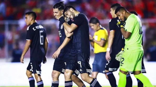 Seleccionados tras un partido del Tri