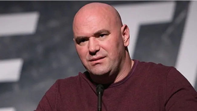 Dana White en una conferencia de prensa 