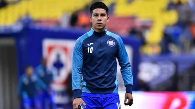 Pol Fernández previo a un partido con Cruz Azul
