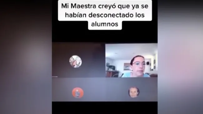 Maestra insulta a sus alumnos en clase en línea