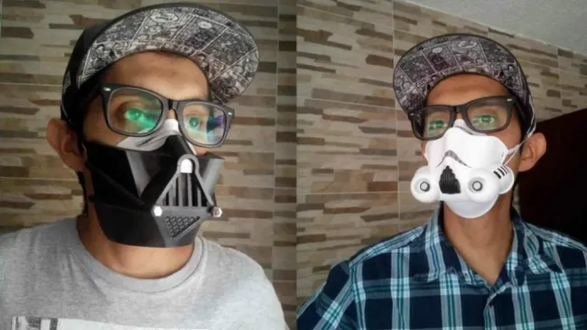 Diseños de Darth Vader y Stormtrooper