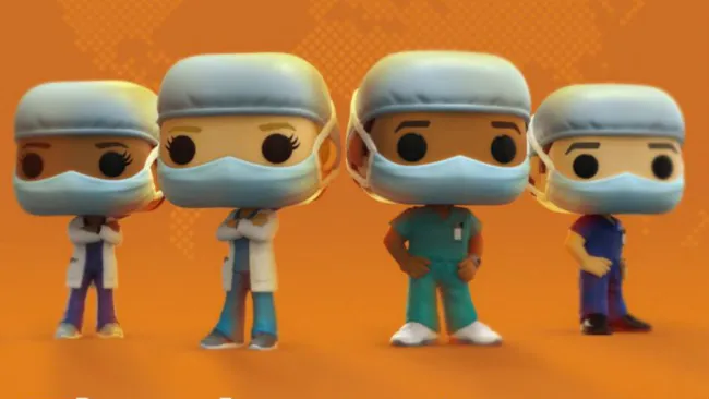 Coronavirus: Funko Pop rinde homenaje a médico y enfermeras