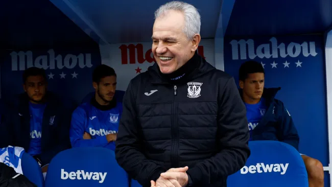 Javier Aguirr previo a un duelo del Leganés