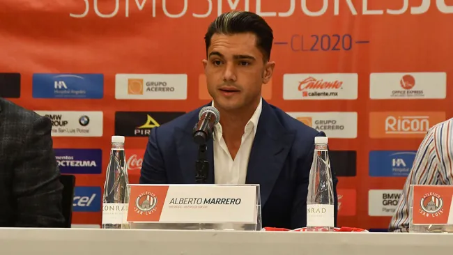 Alberto Marrero, presidente de Atlético de San Luis
