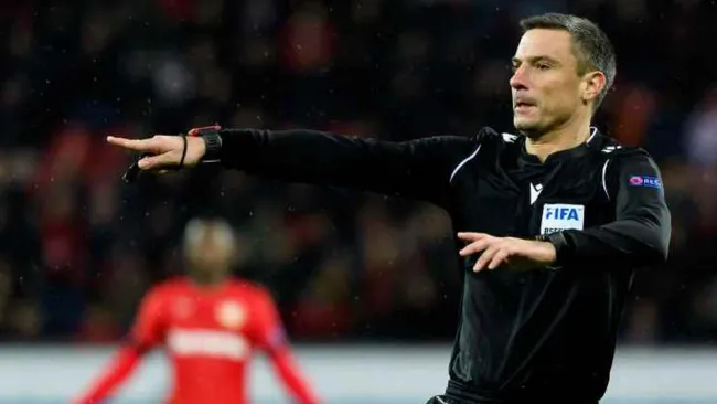 Slavko Vincic, durante un partido