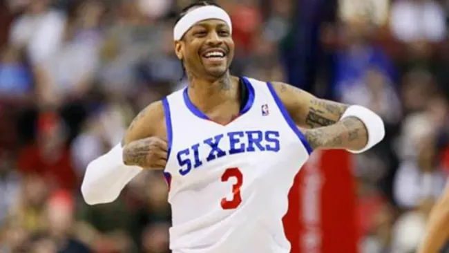 Allen Iverson en su etapa con los Sixers