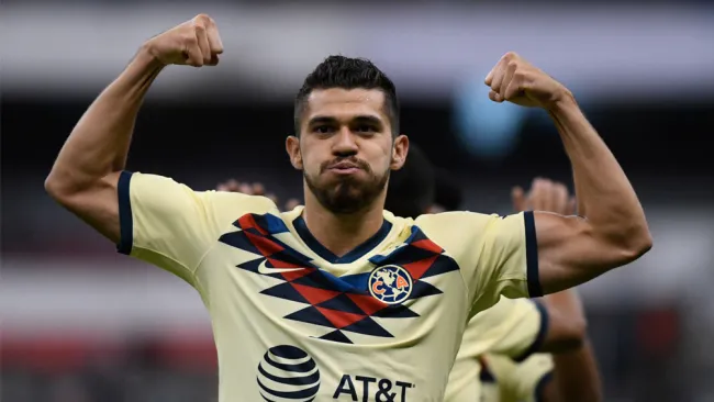 Henry Martín, festeja una diana con las Águilas