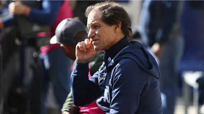 Jaime Ordiales en un entrenamiento con Cruz Azul