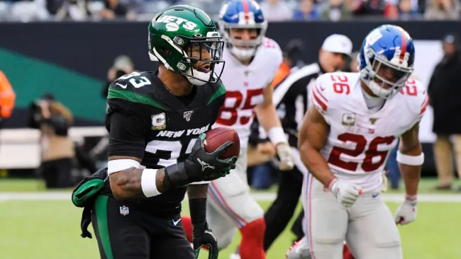 Jamal Adams durante un partido con los Jets de Nueva York
