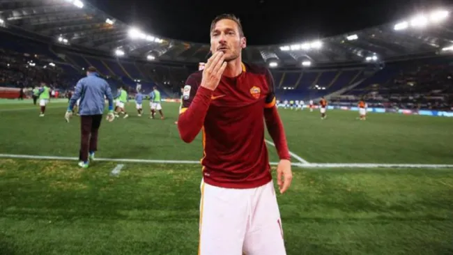 Francesco Totti, jugador histórico de la Roma