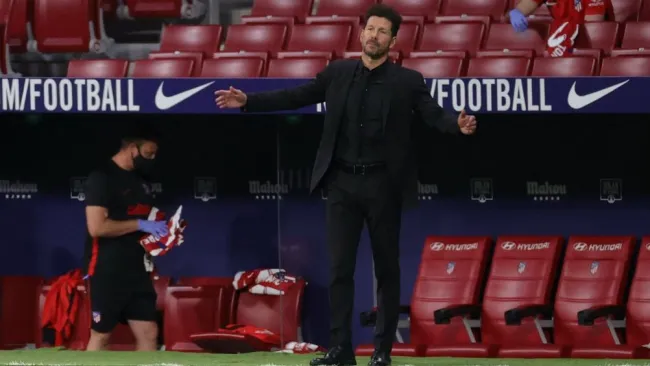 Diego Simeone, entrenador del Atlético de Madrid