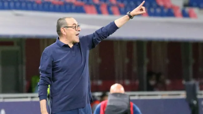 Maurizio Sarri, entrenador de la Juventus de Turín