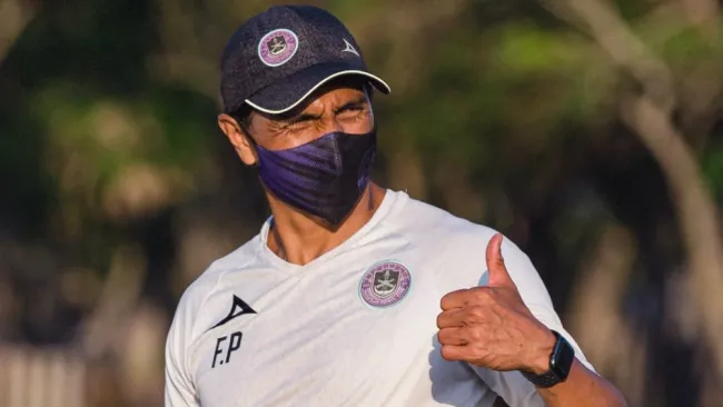 Palencia en entrenamiento con Mazatlán F.C