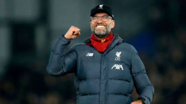 Jürgen Klopp, técnico del Liverpool, en celebración