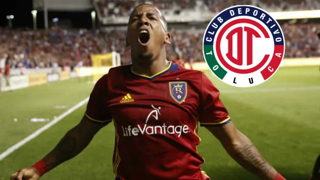 Joao Plata en festejo de gol
