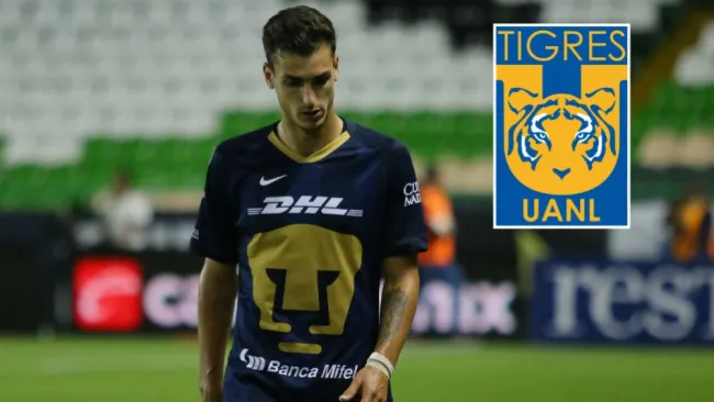 Pumas: Juan Ignacio Dinenno, en la mira de Tigres