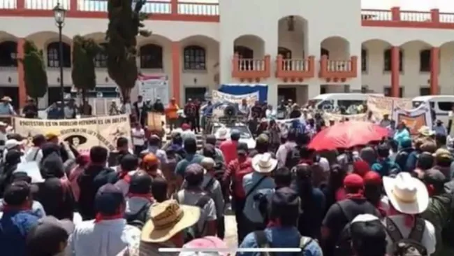 Protestas en Chiapas