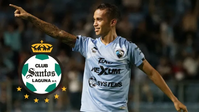 Ronaldo Prieto en festejo de gol