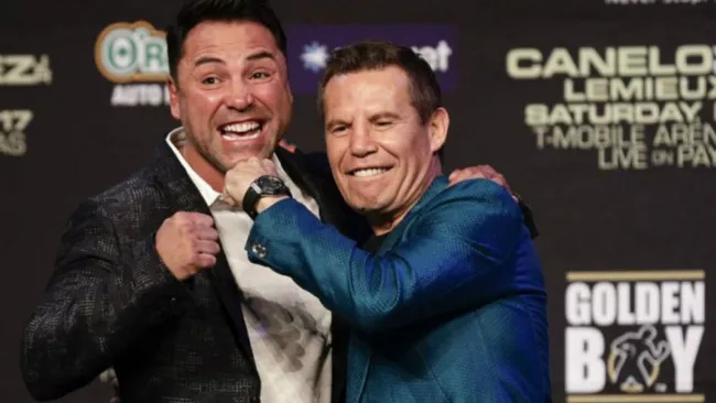 Julio César Chávez y Óscar de la Hoya, exboxeadores 