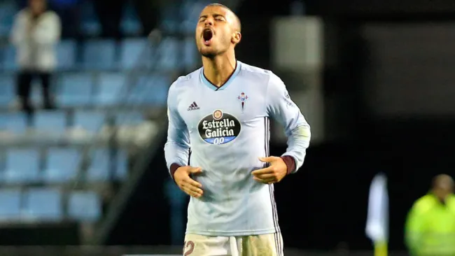 Rafinha durante un partido con el Celta de Vigo en LaLiga 