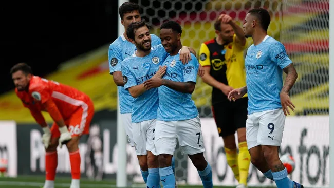 Manchester City: Raheem Sterling hizo doblete en goleada contra Watford