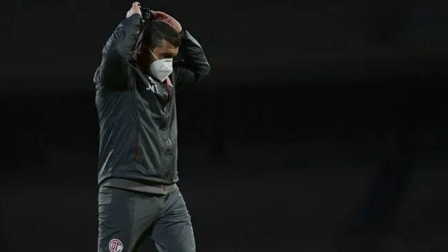 José Manuel de la Torre en un partido de la Copa por México