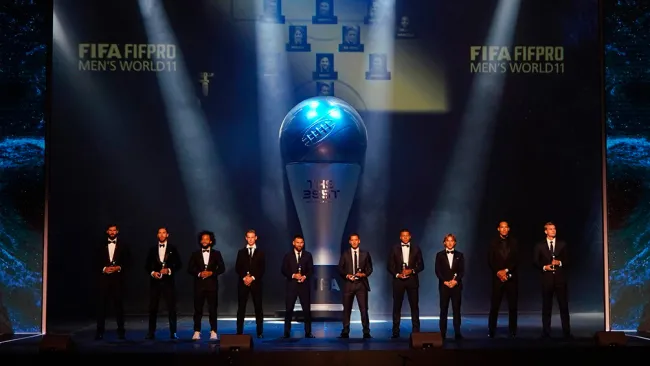 Equipo del año en la entrega del premio The Best 2019