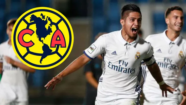 Sergio Díaz en un partido con Real Madrid Castilla 