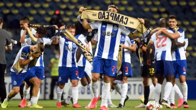 Porto en celebración de título
