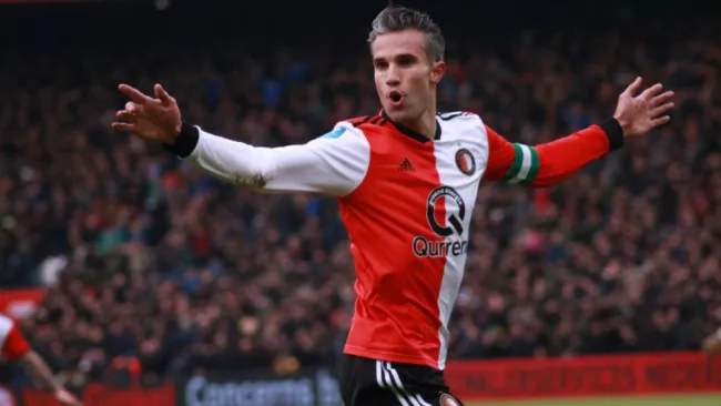 Robin van Persie como jugador del Feyenoord