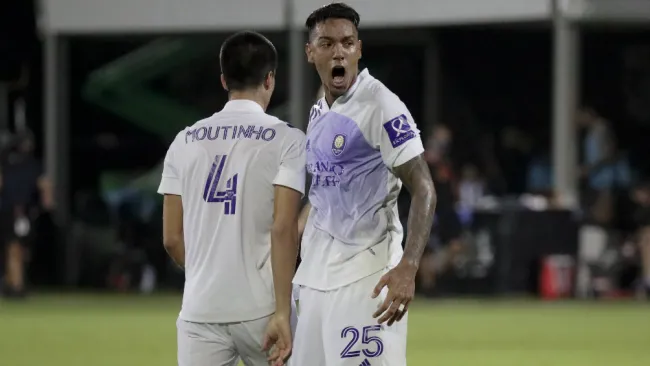 Orlando City en festejo de gol