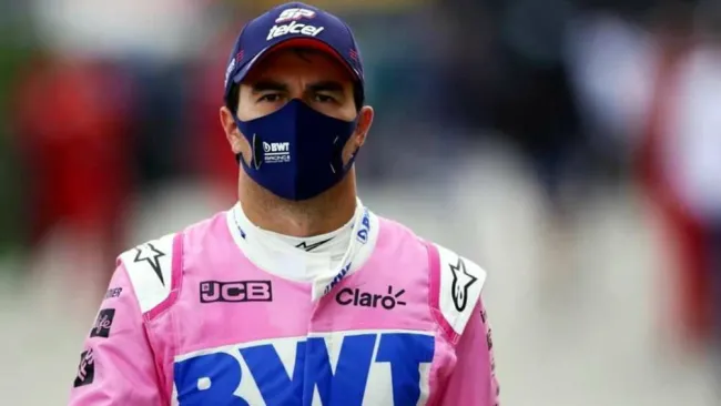 Checo Pérez previo a una carrera de F1