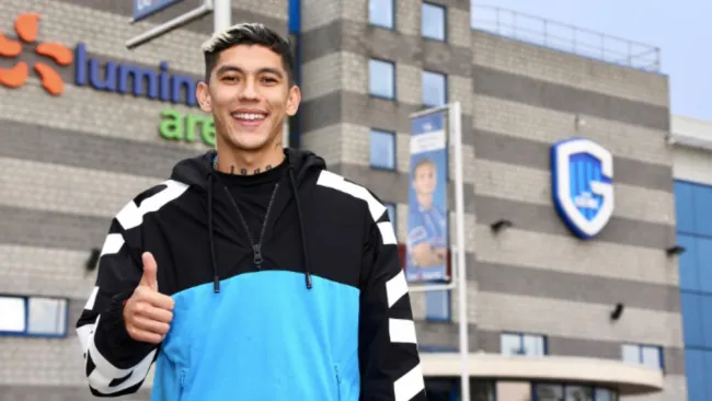 Gerardo Arteaga en las instalaciones del Genk 