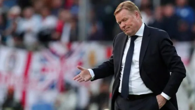 Koeman, durante un juego de Holanda