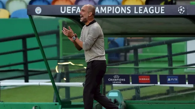 Pep Guardiola, entrenador del Manchester City